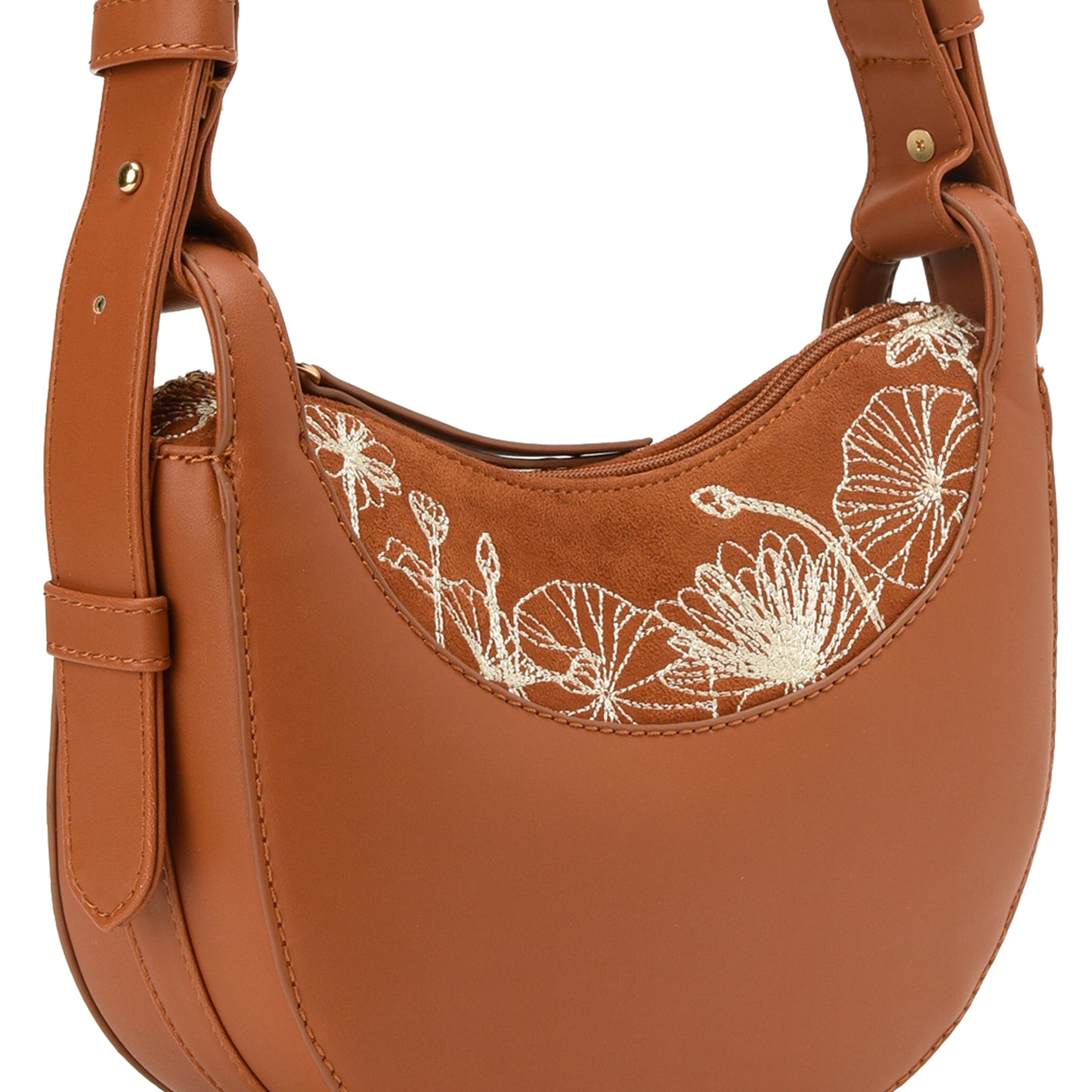 Handbag Havana with embroidery pavoegypt