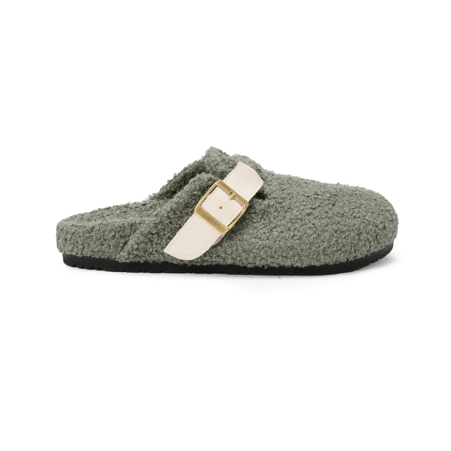 Olive Snuggle mule