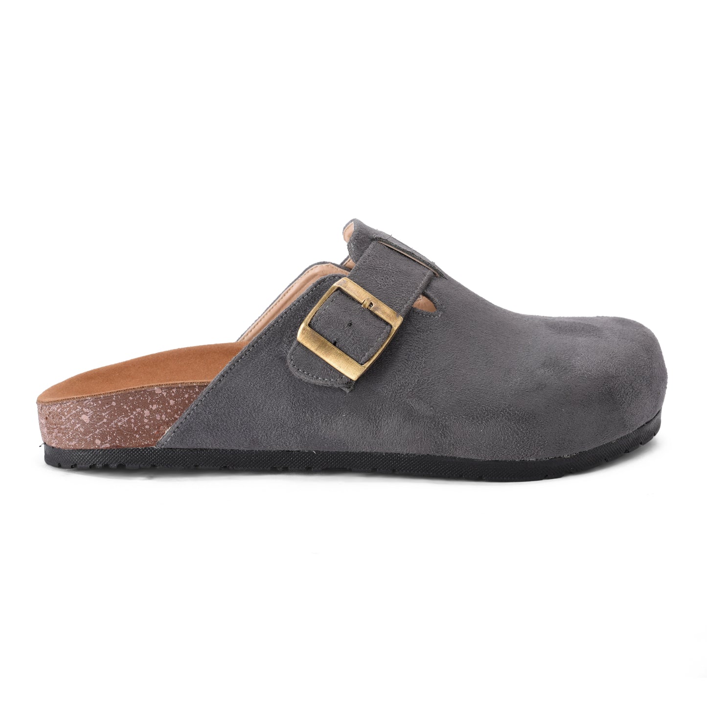 Grey suede Mule - PAVO Egypt