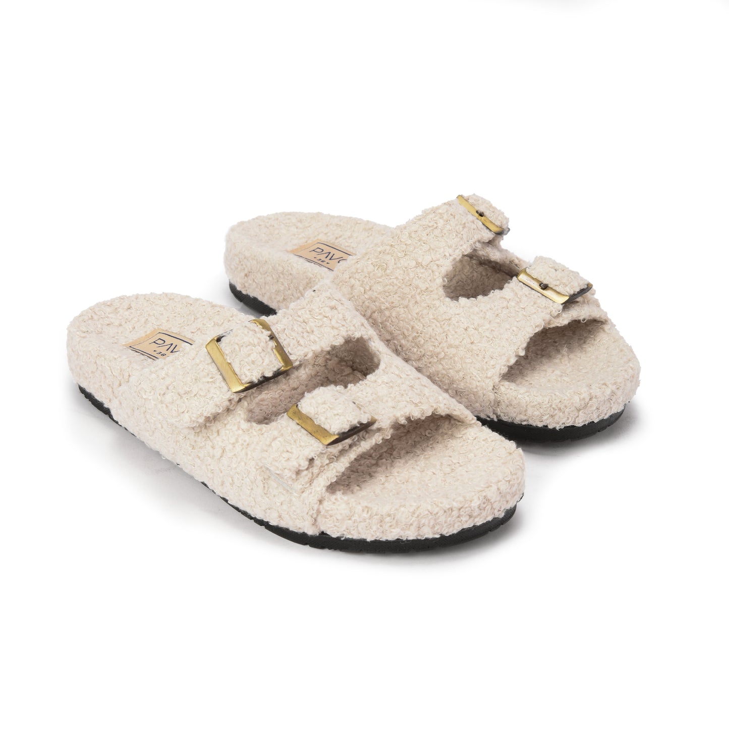 Beige Plush slipper