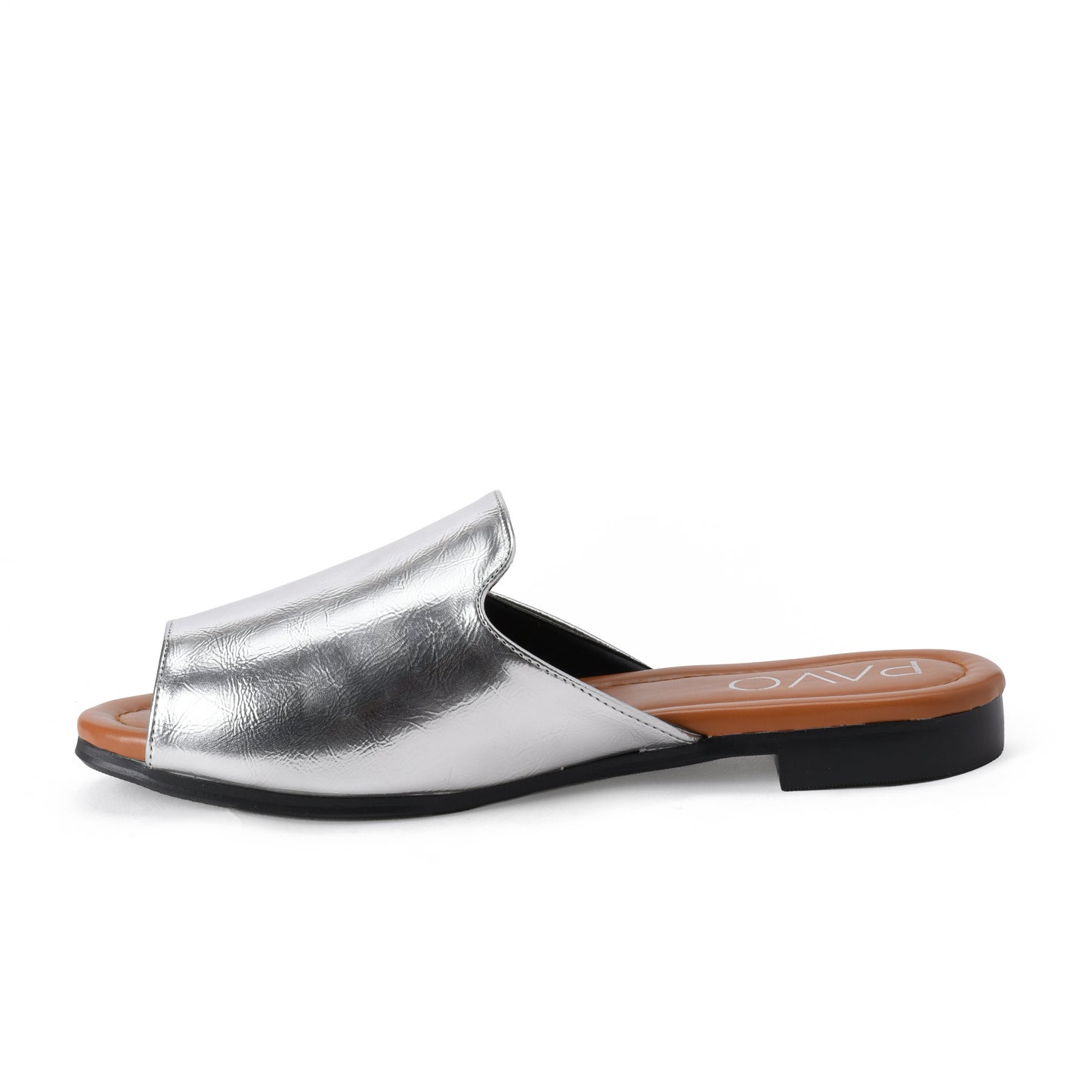 Leen Silver Slipper - PAVO Egypt