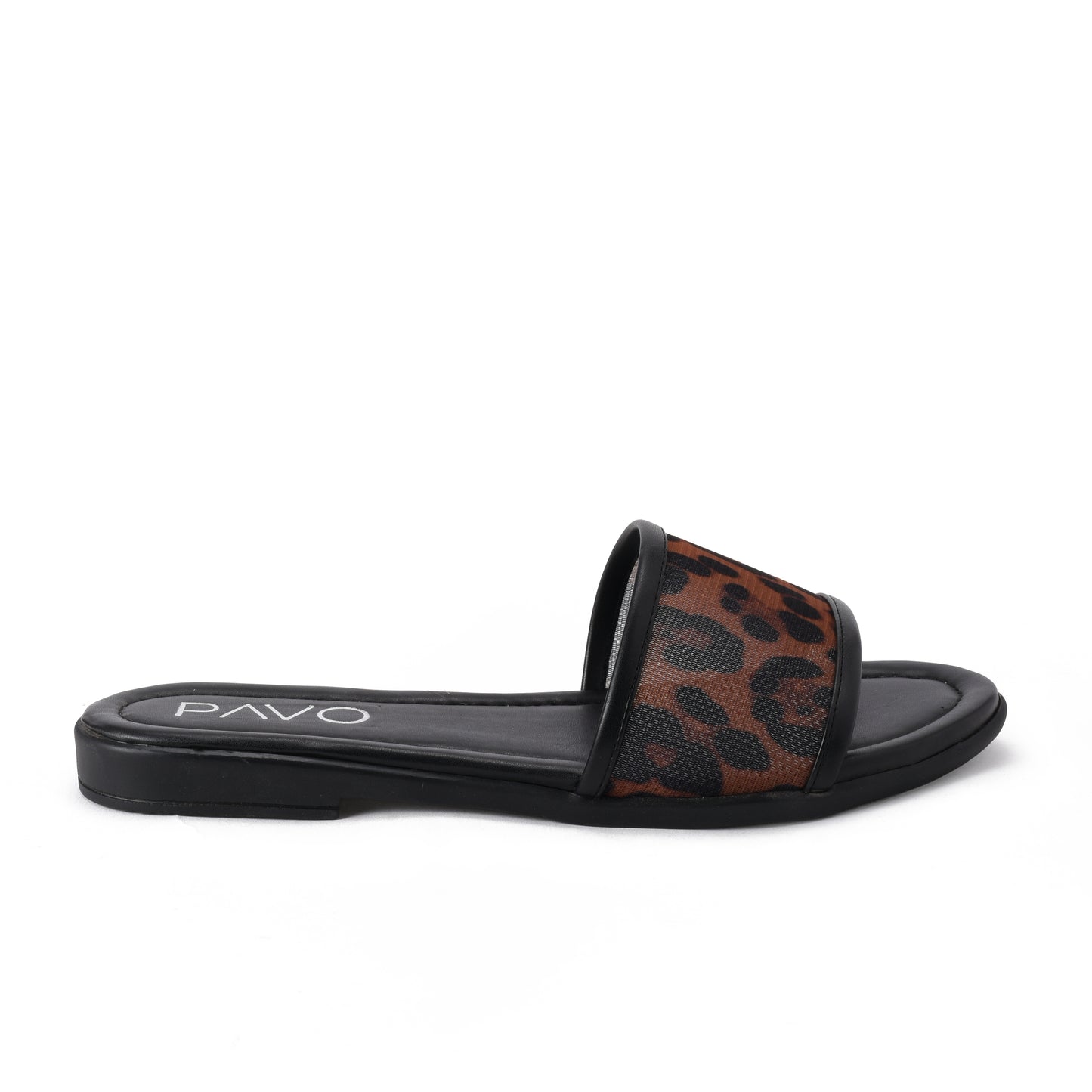 Black Leopard Slipper - PAVO Egypt