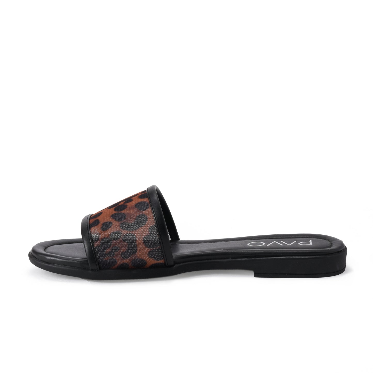 Black Leopard Slipper - PAVO Egypt
