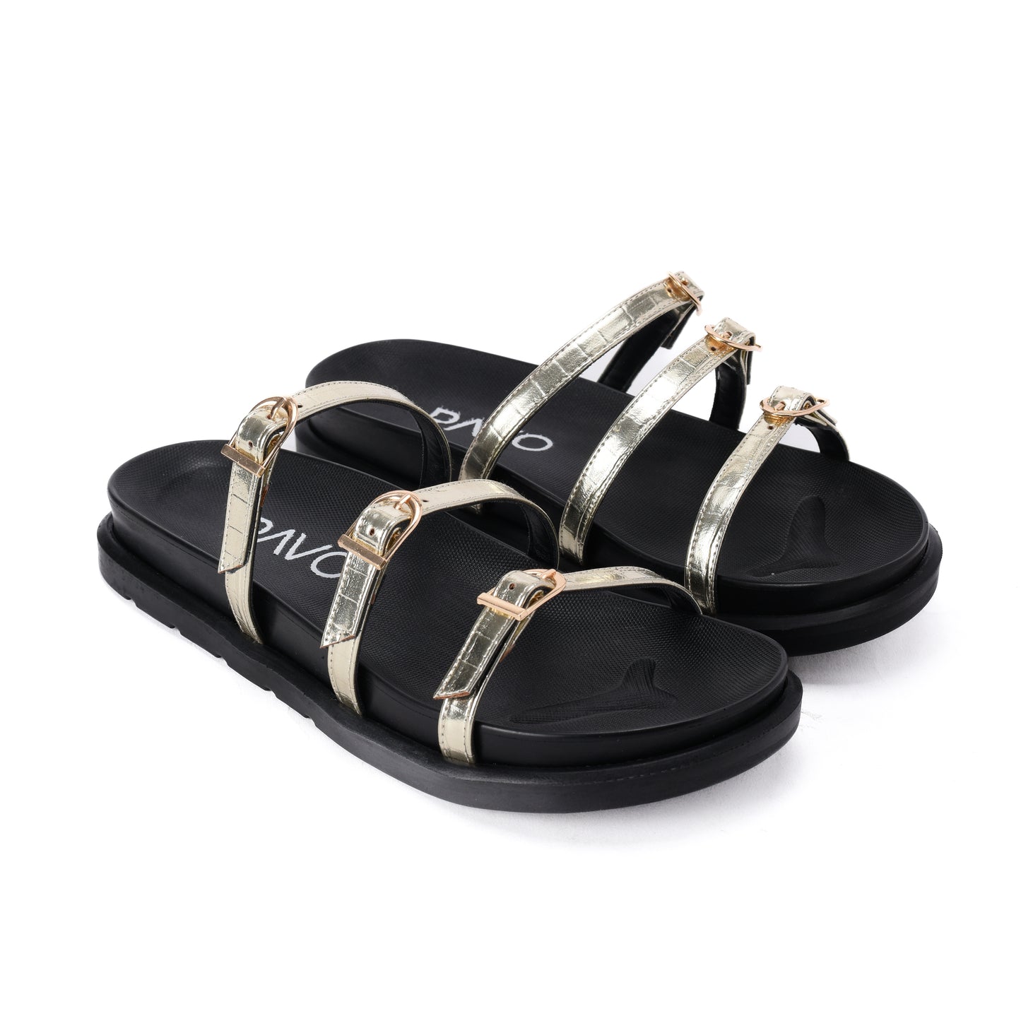 Gold Vola Slippers
