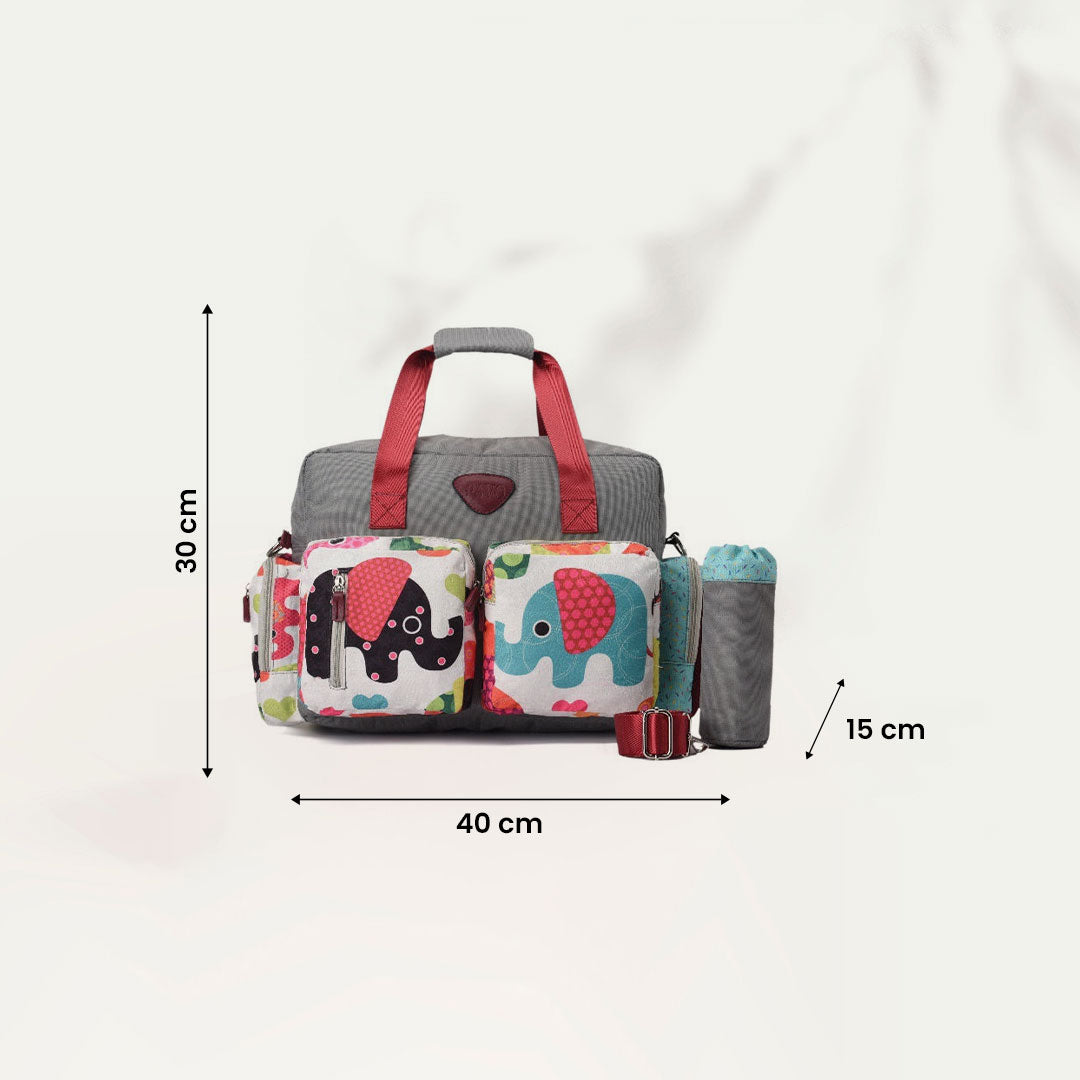 Diaper bag Grey pavoegypt