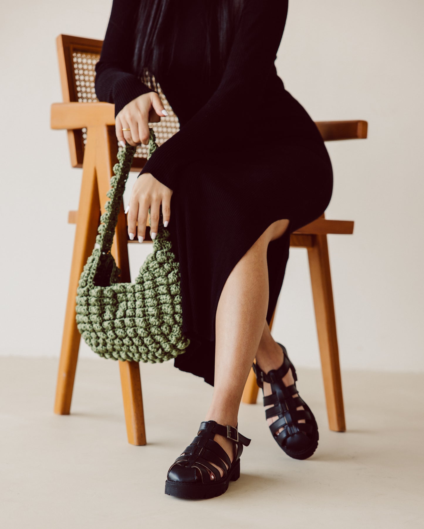 Olive Bubble Bag - PAVO Egypt