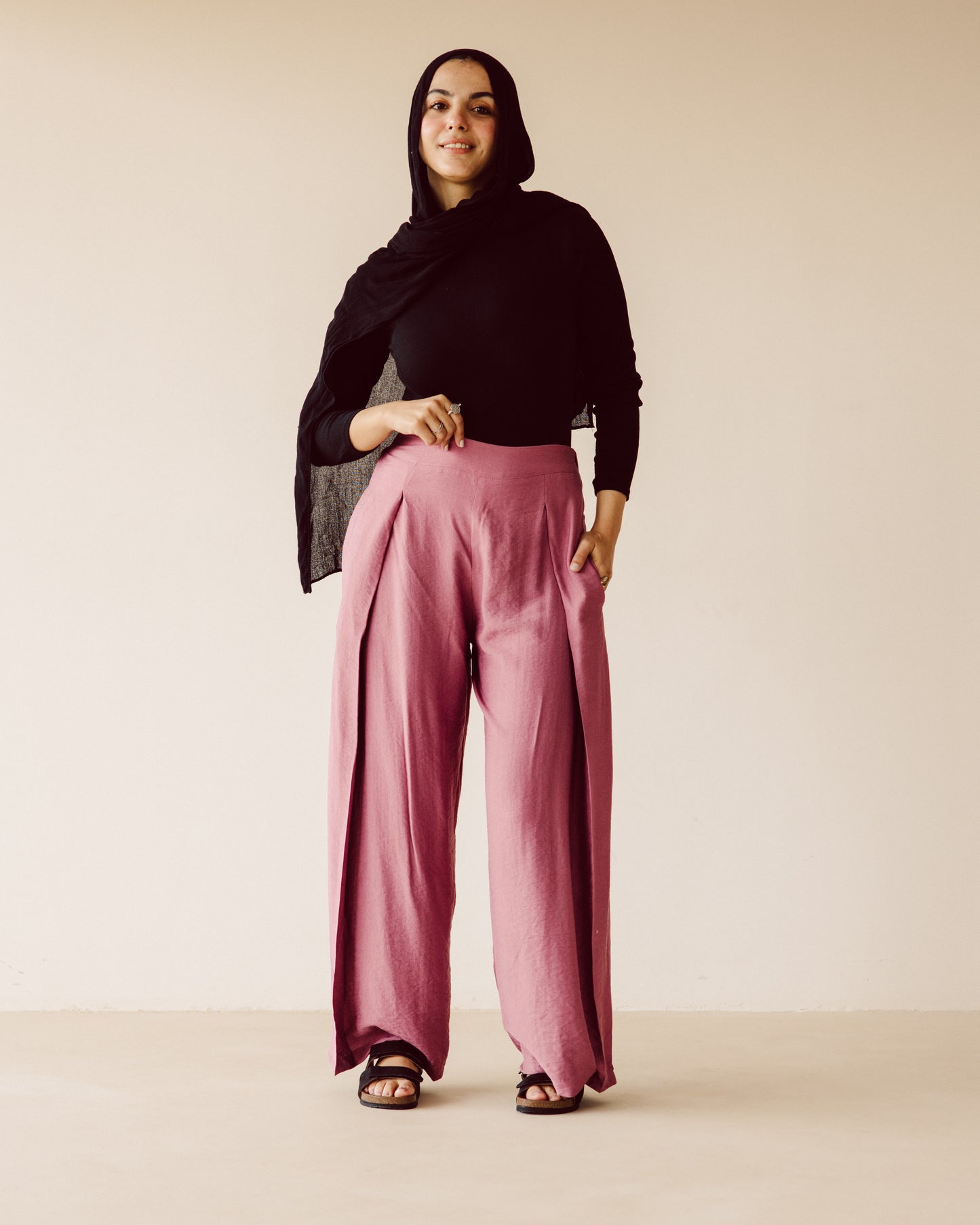 Cashmier wide leg pants - PAVO Egypt