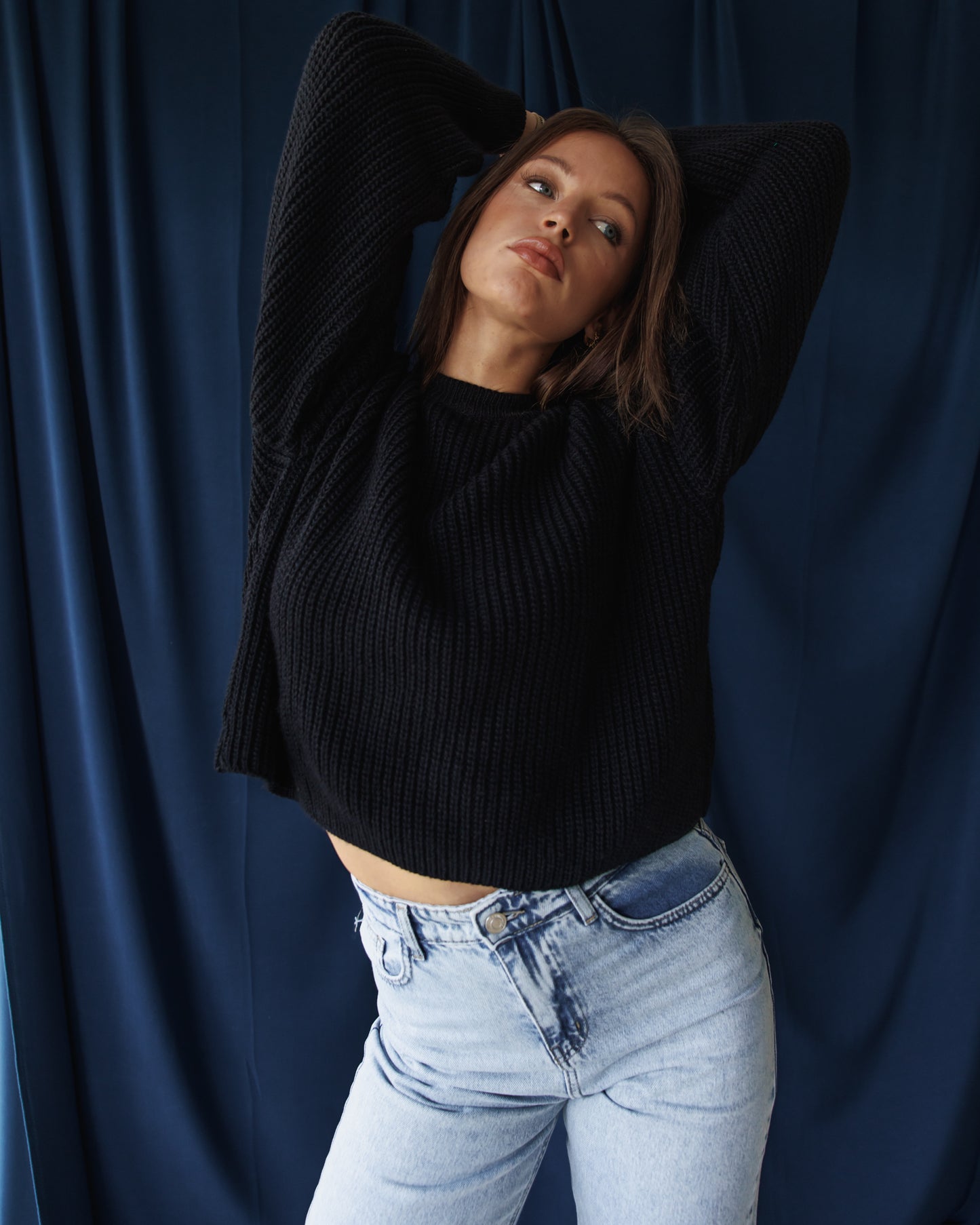 Black Blush Pullover
