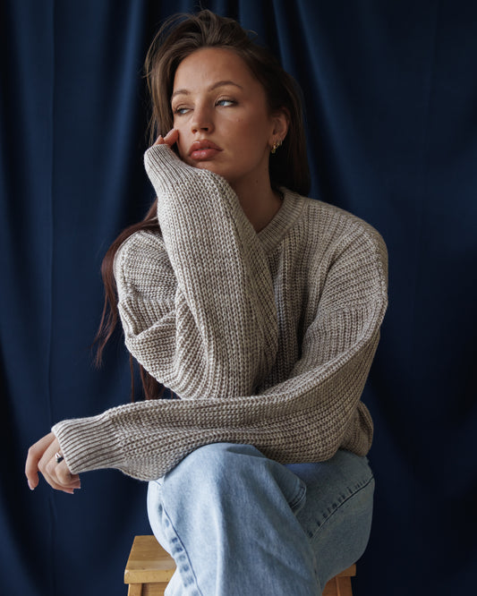 Beige Blush Pullover