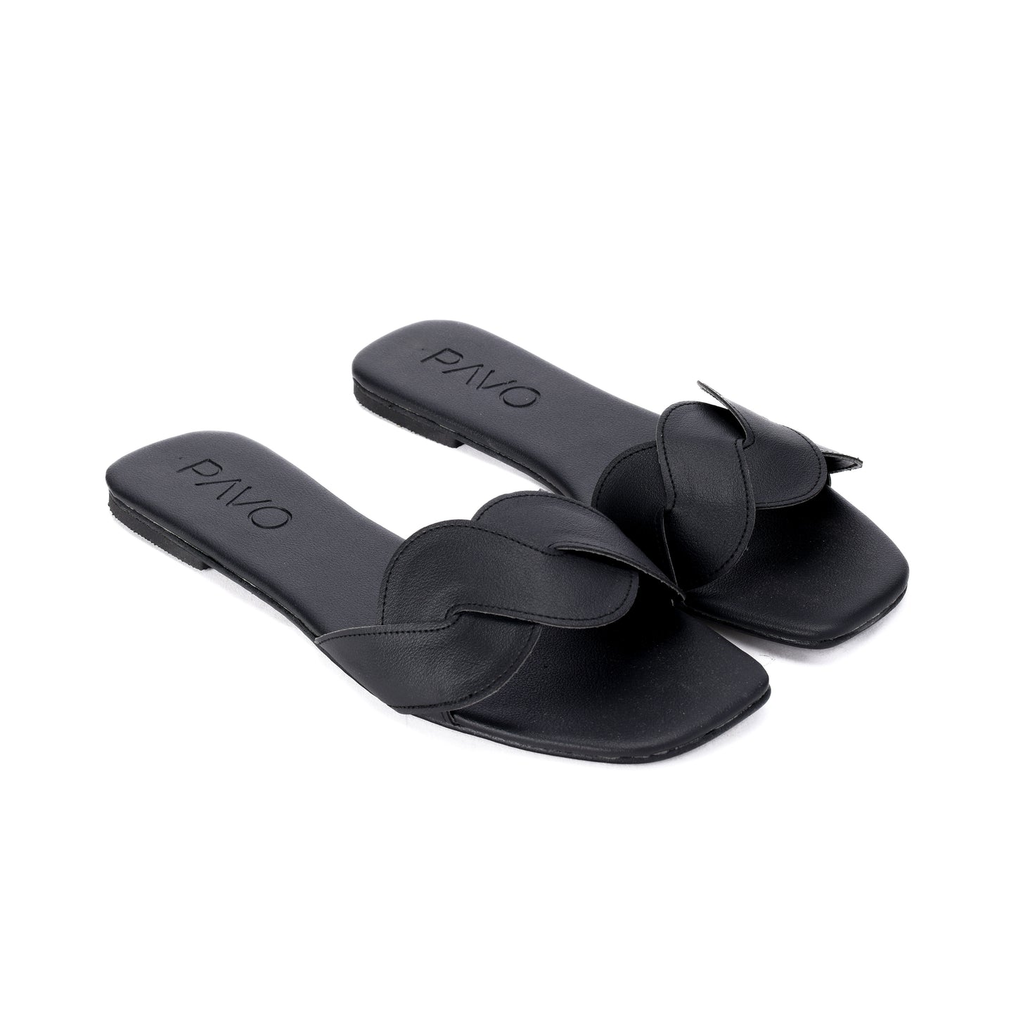 Black Louts slipper - PAVO Egypt