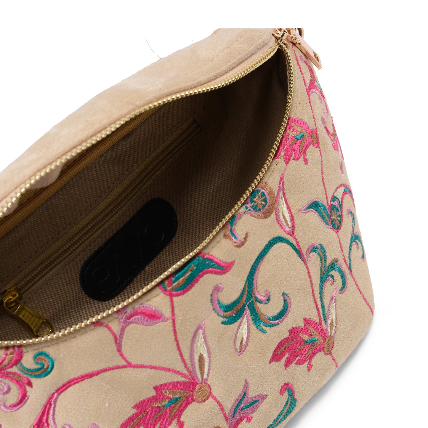 Fanny pack off white with embroidery