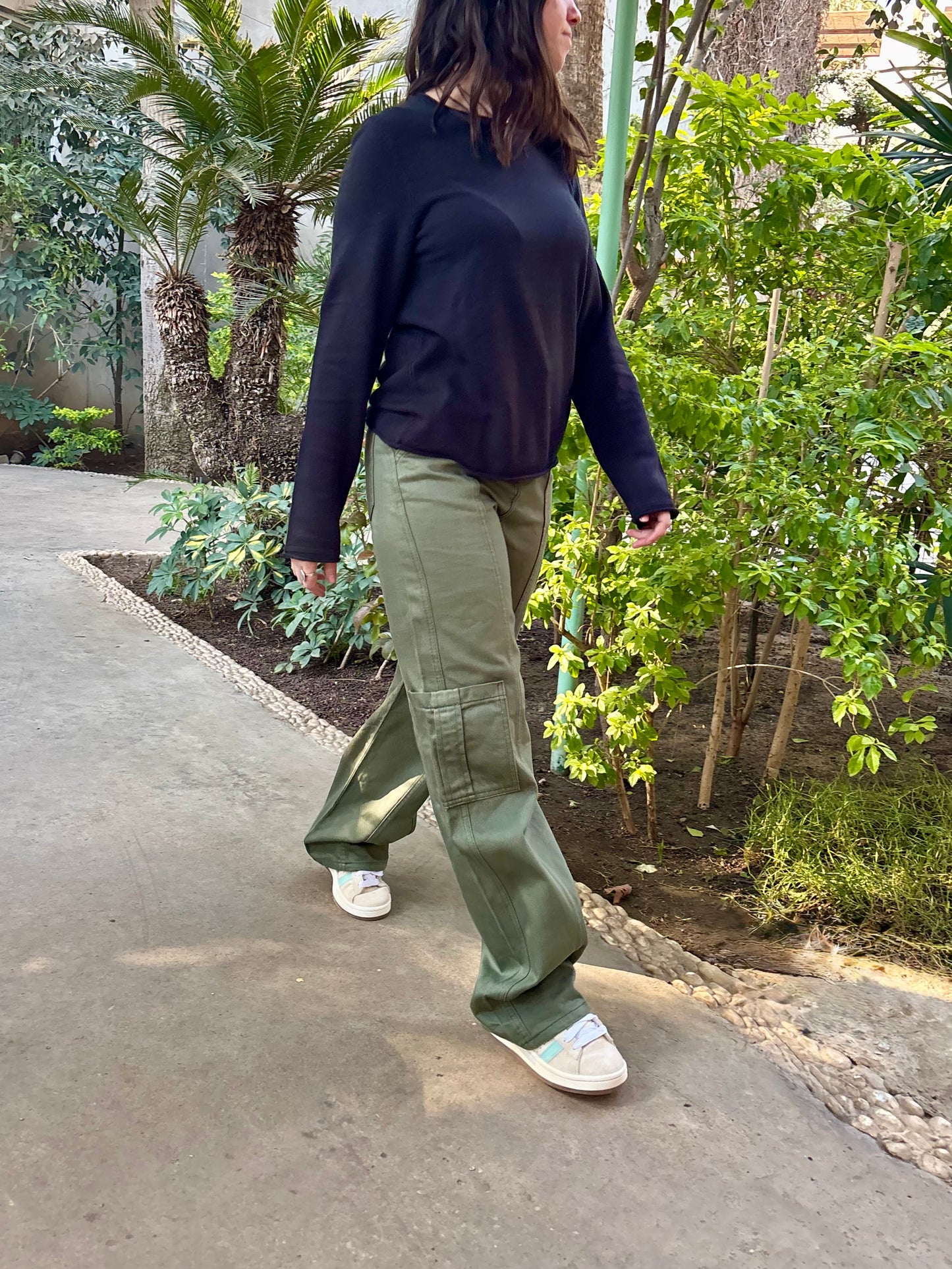 Olive Cargo Pants - PAVO Egypt