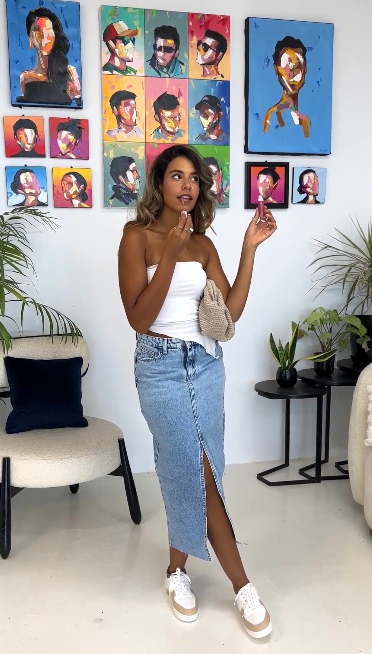 Light Blue denim Skirt PAVO Egypt