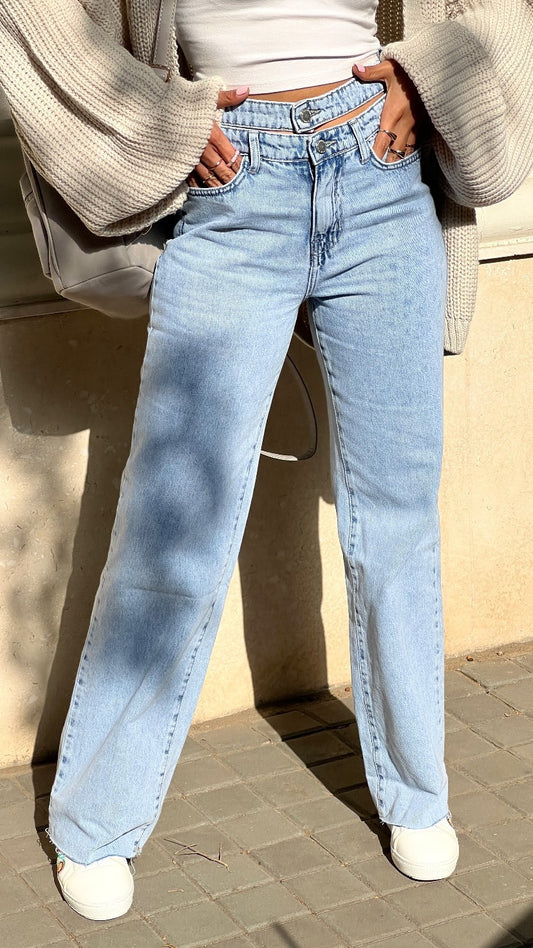 Double Waist Jeans - PAVO Egypt