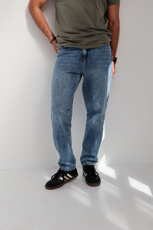 Tapper Washed blue Men jeans - PAVO Egypt