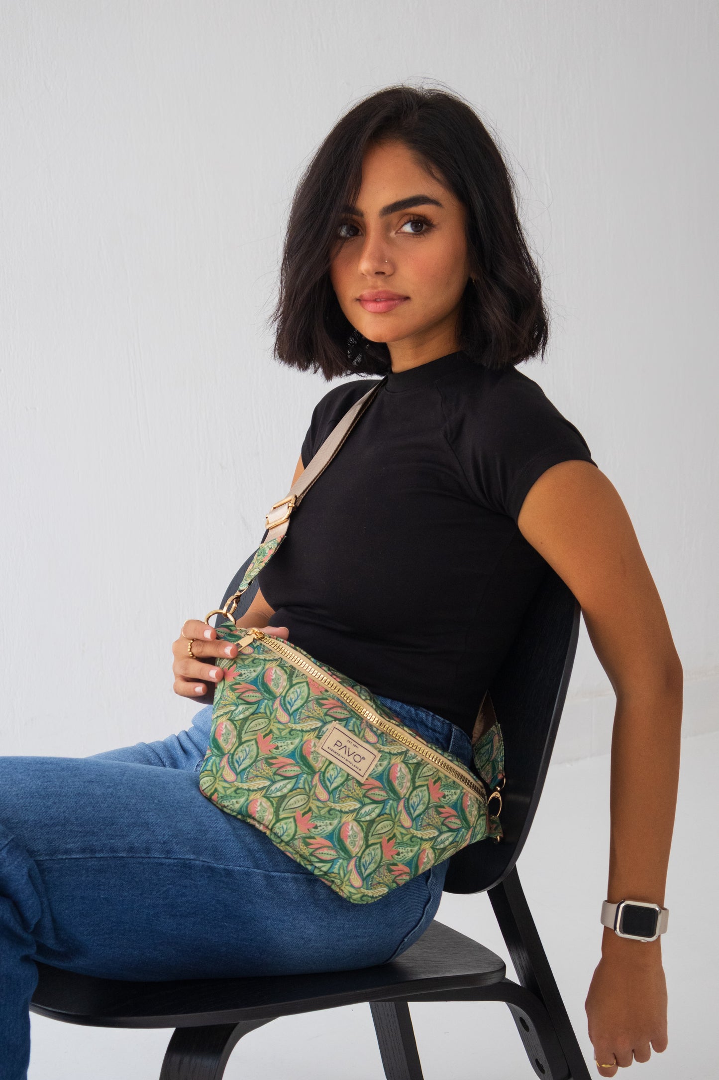 Olive leaves fanny pack