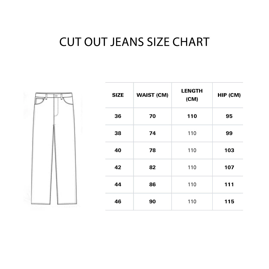 Cut out blue jeans - PAVO Egypt