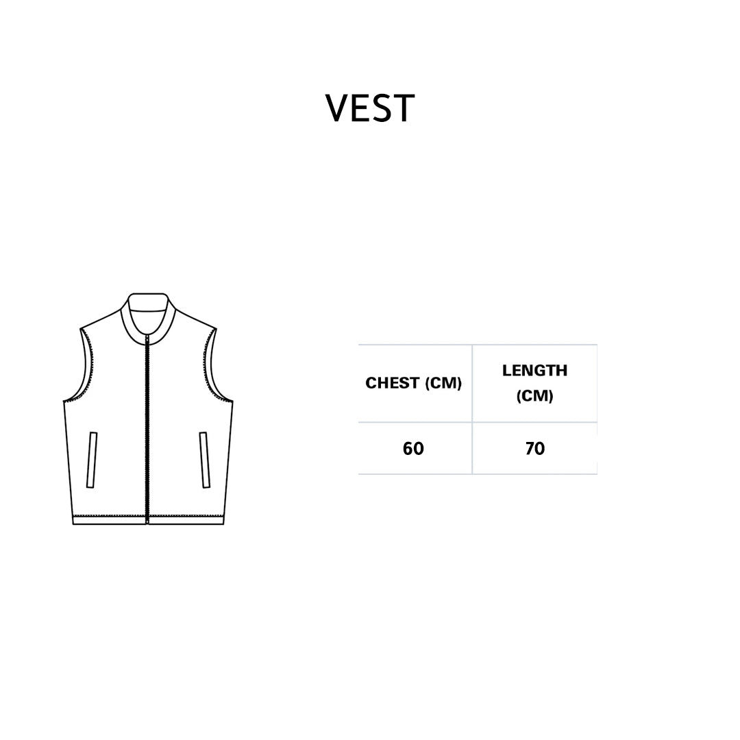 Burgundy Oversized Vest PAVO Egypt