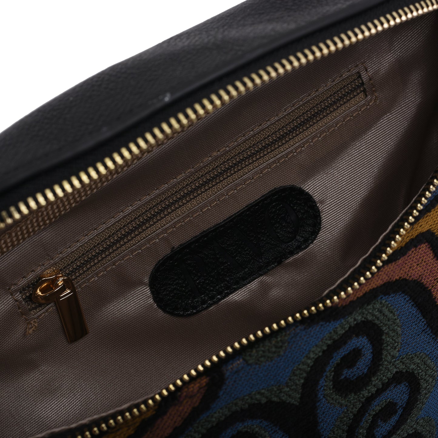 Fanny pack Black with Multi color pavoegypt