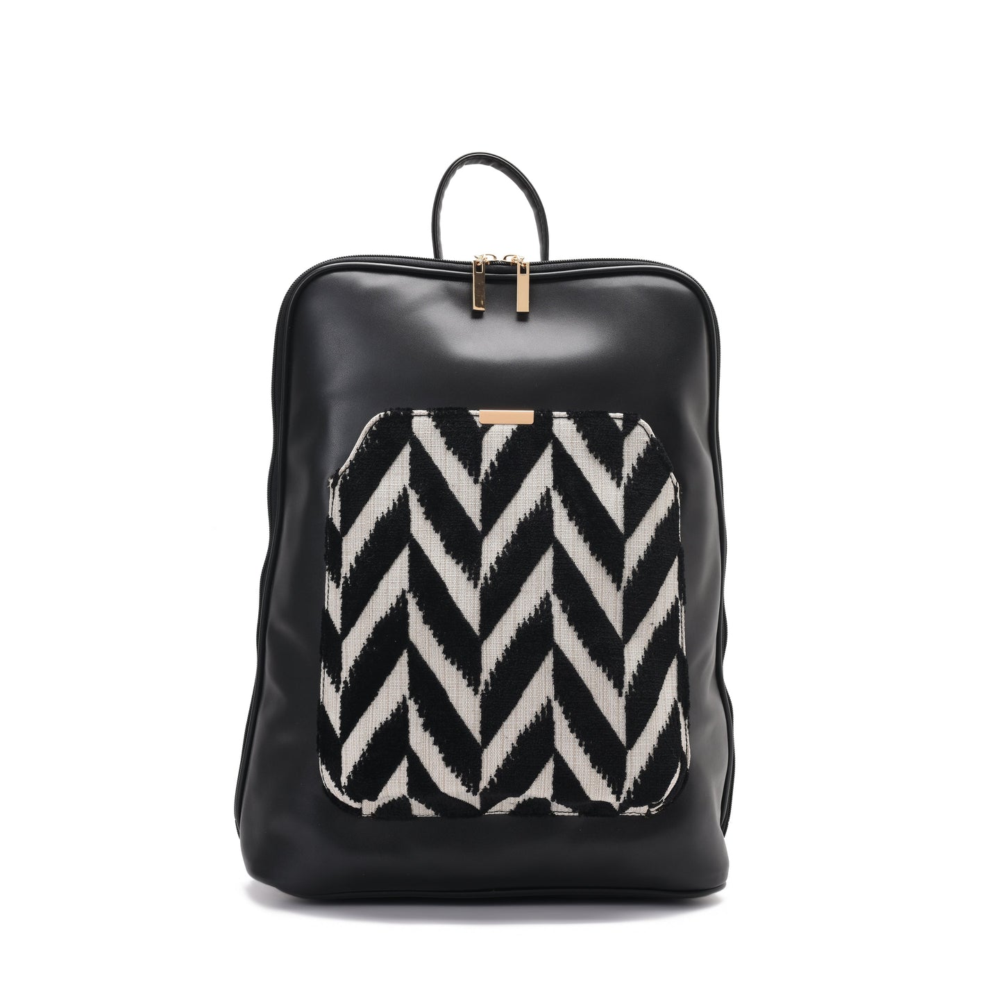 Laptop Black with Black and White fabric Backpack/Cross pavoegypt