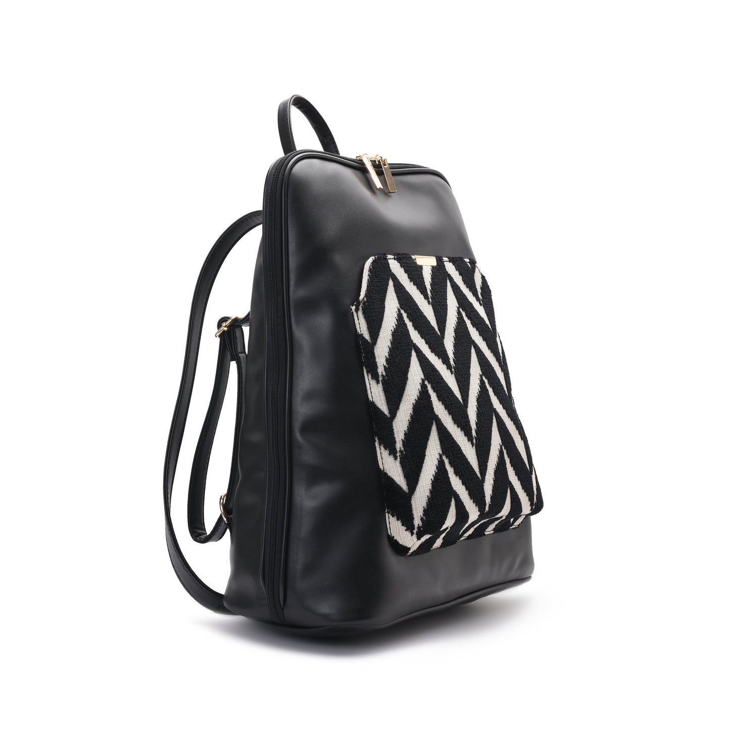Laptop Black with Black and White fabric Backpack/Cross pavoegypt