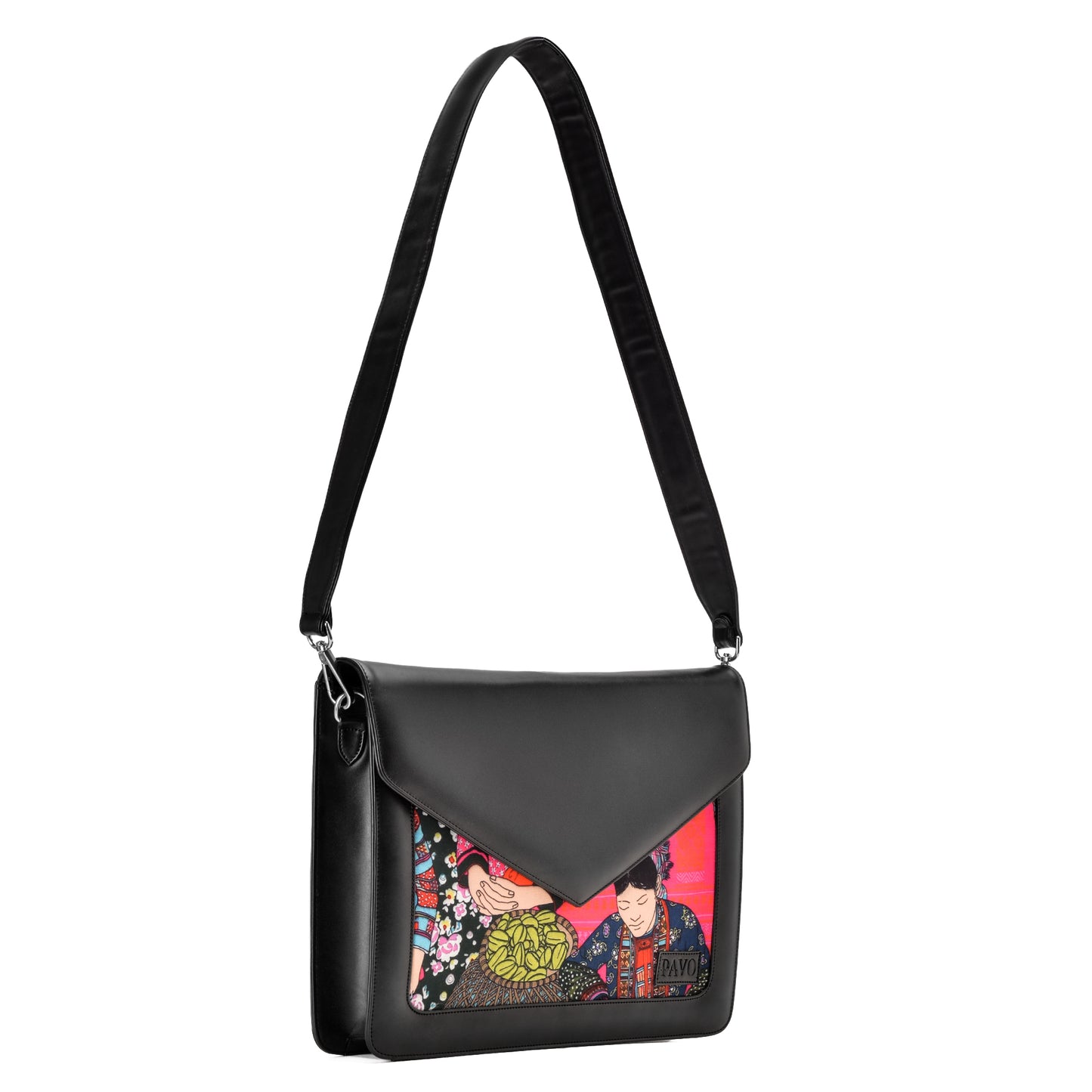 Laptop Bag/Sleeve Black with Multi color