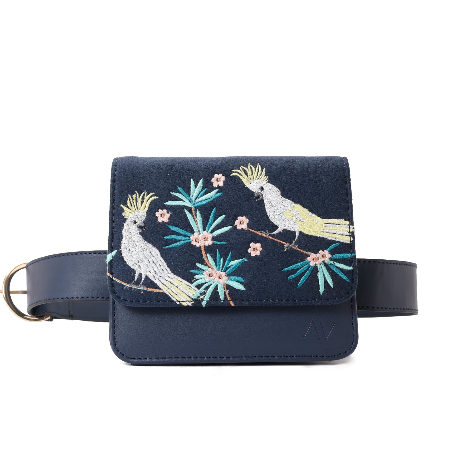Cockatoo Navy Cross/waist Bag - - Code 702