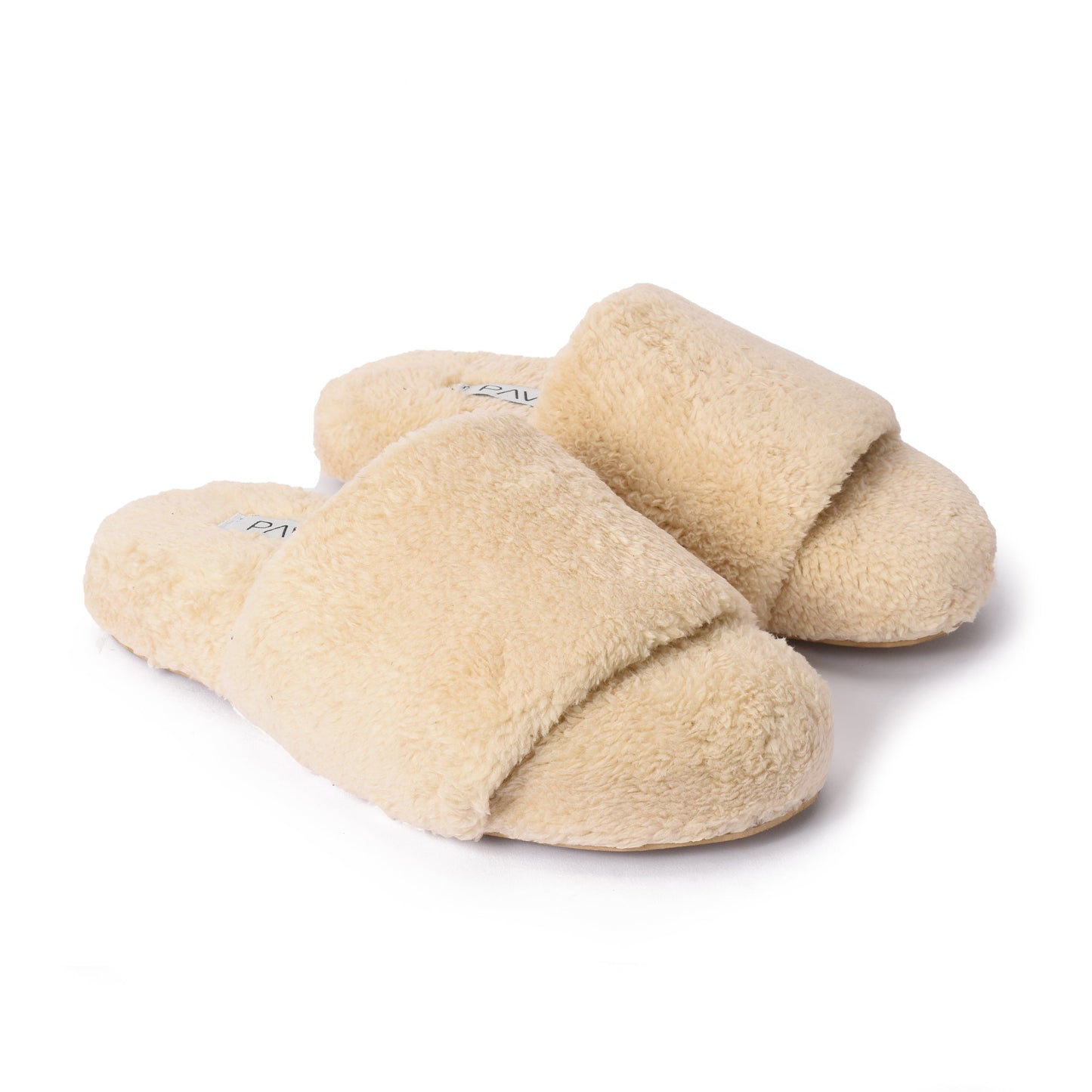 Slipper Fur Beige pavoegypt