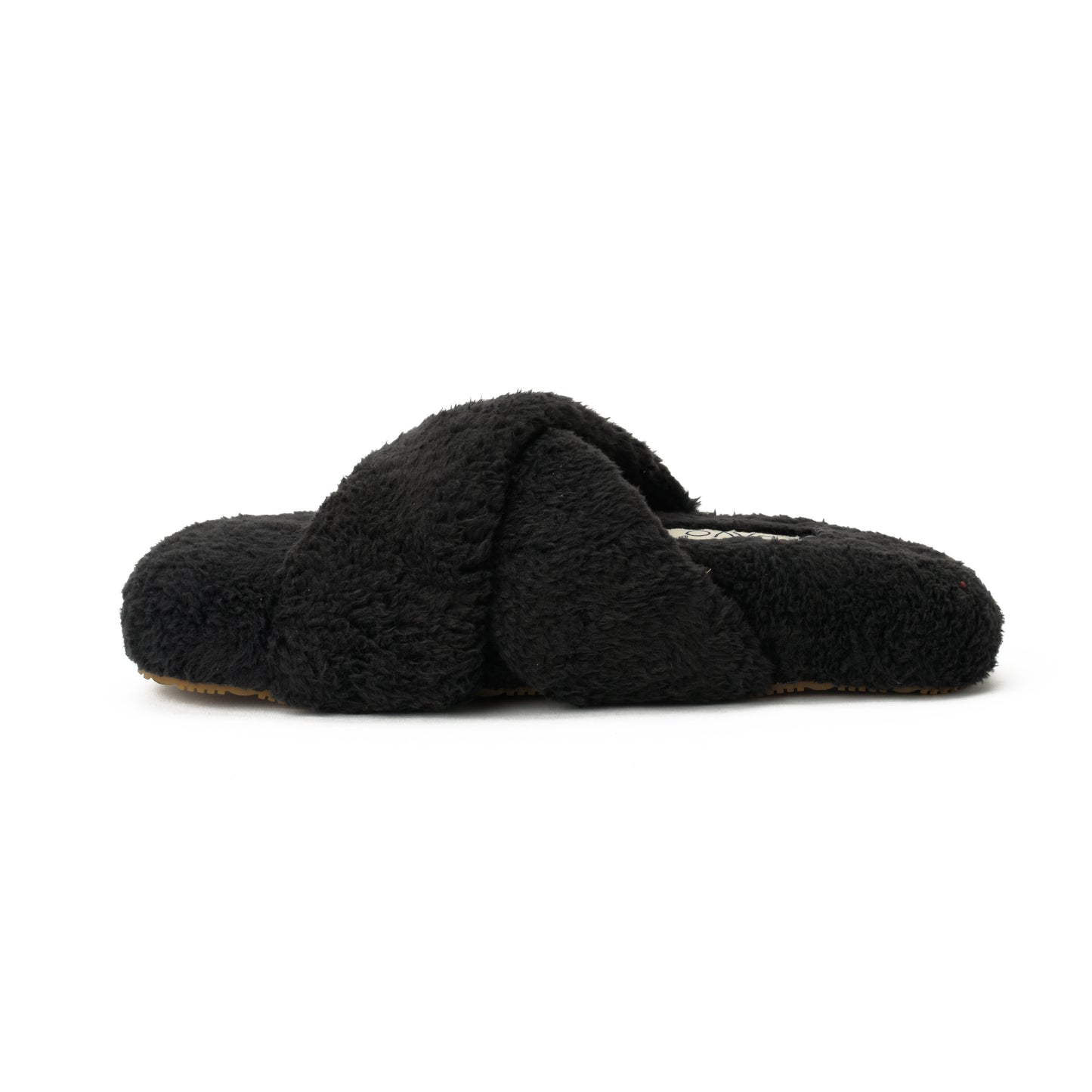 Slipper Fur Cross Black - PAVO Egypt