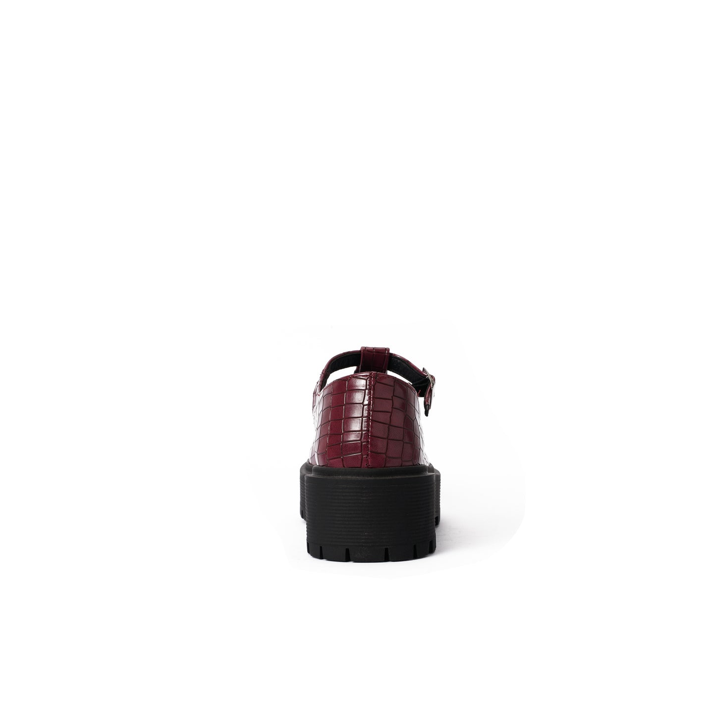 Burgundy Crocodile Shoe