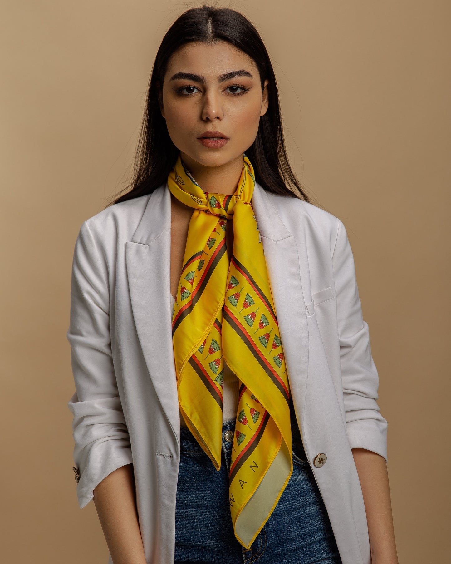 Scarf Heritage Yellow BySwan