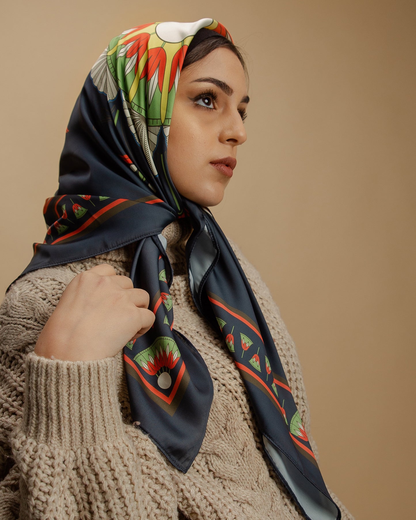 Scarf Heritage Navy BySwan