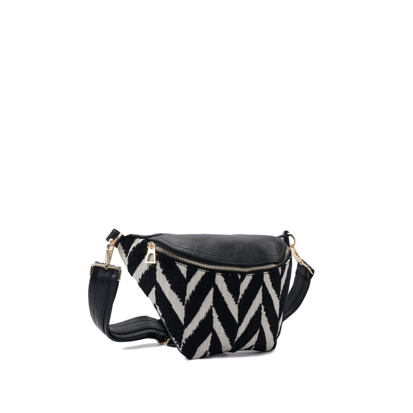 Fanny pack Black and White Color pavoegypt