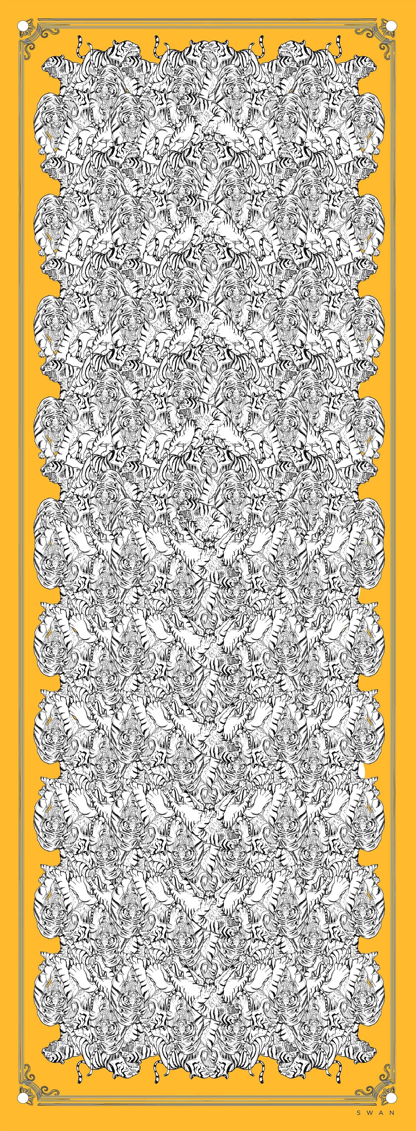 Scarf Persian Tigers BySwan