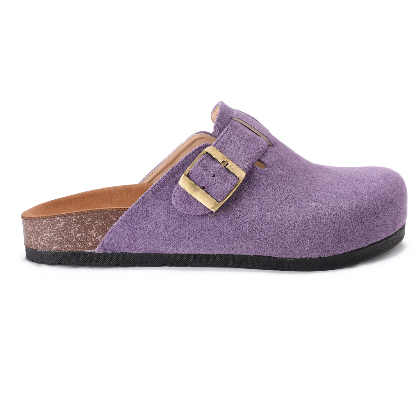 Purple suede Mule