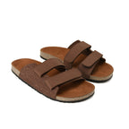 Slippers Engraved Brown Men - PAVO Egypt