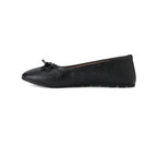 Black metallic Ballerina shoes - PAVO Egypt