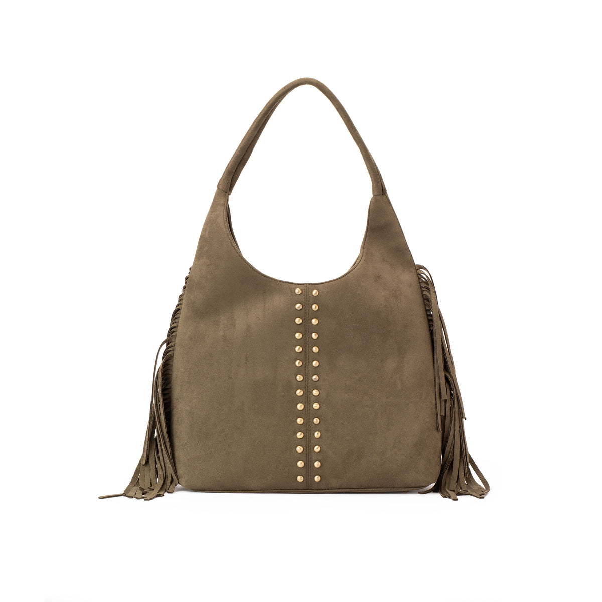 Olive Fringe Handbag
