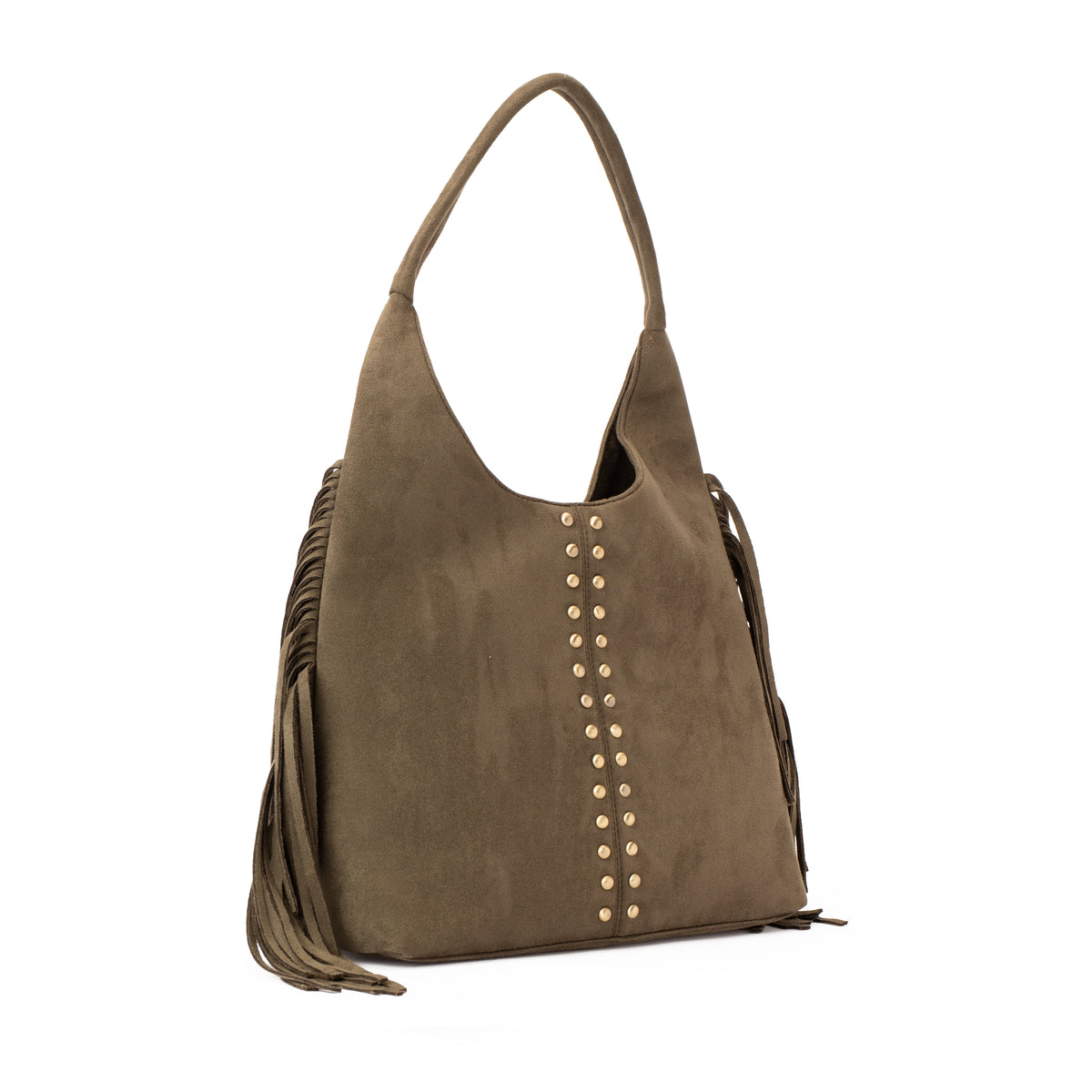 Olive Fringe Handbag