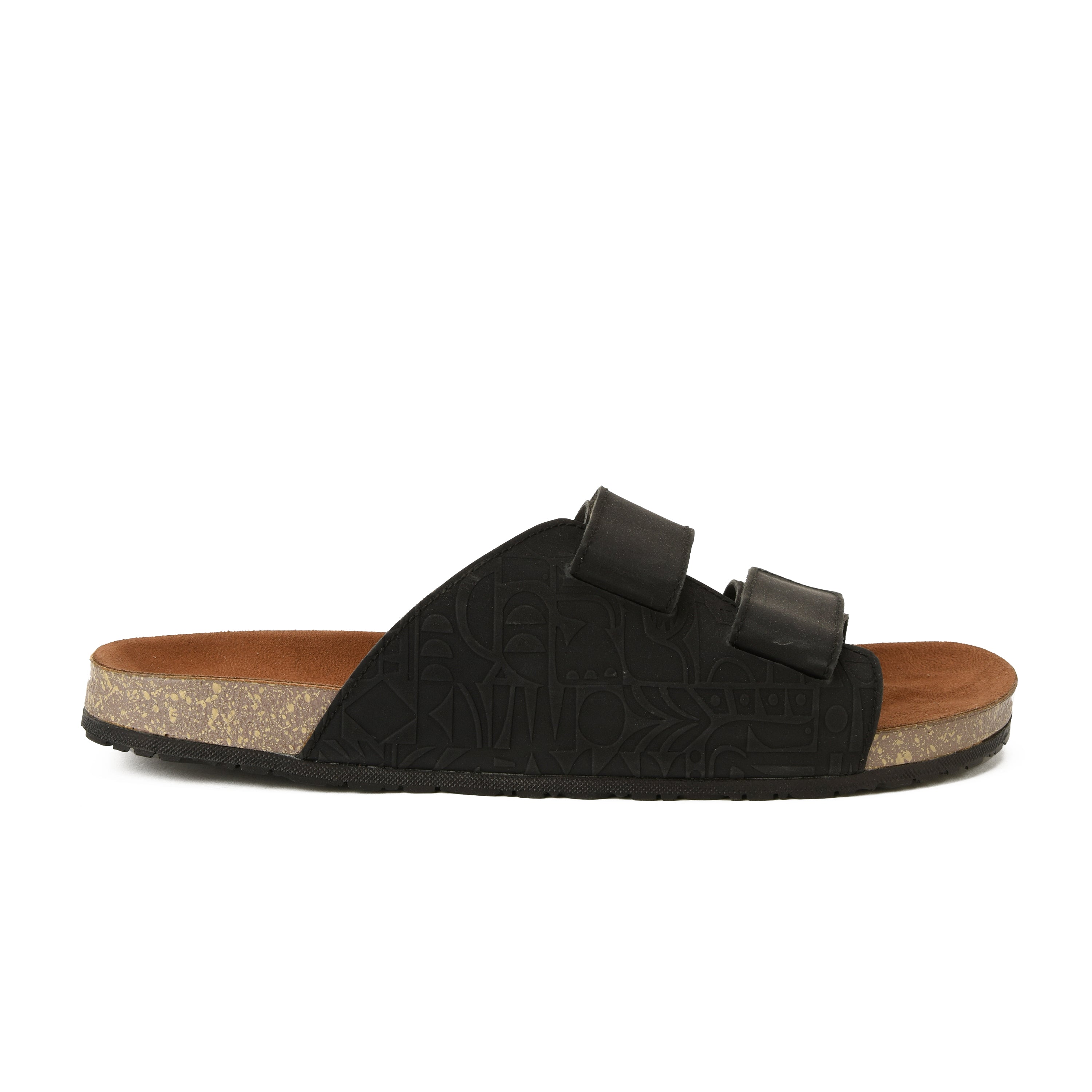 Slippers Engraved Black Men PAVO Egypt