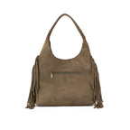 Olive Fringe Handbag