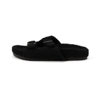Black Plush slipper