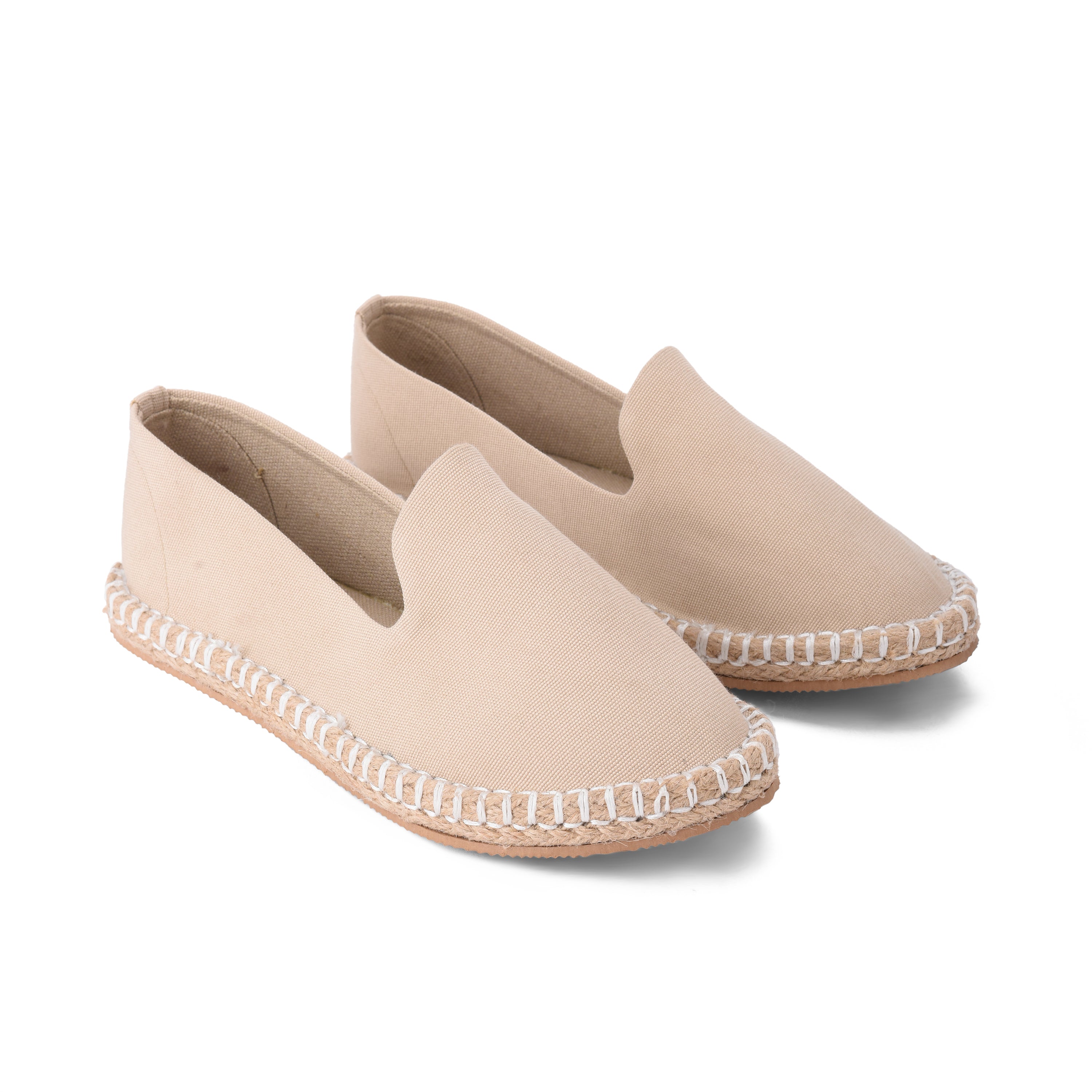 Beige Minimalist Espadrilles - PAVO Egypt