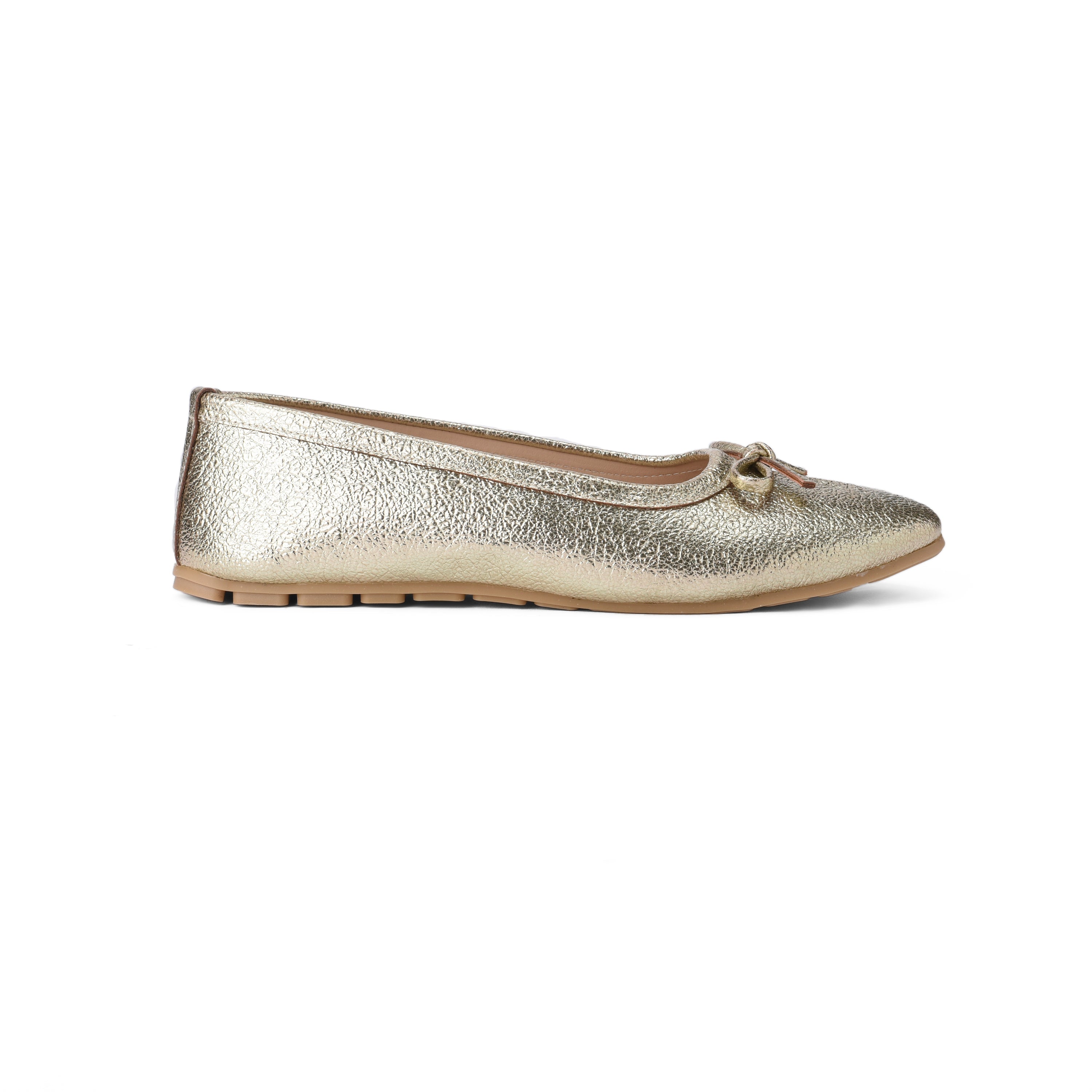 Gold Ballerina shoes - PAVO Egypt