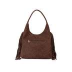 Brown Fringe Handbag