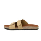 Slippers Engraved Beige Men - PAVO Egypt