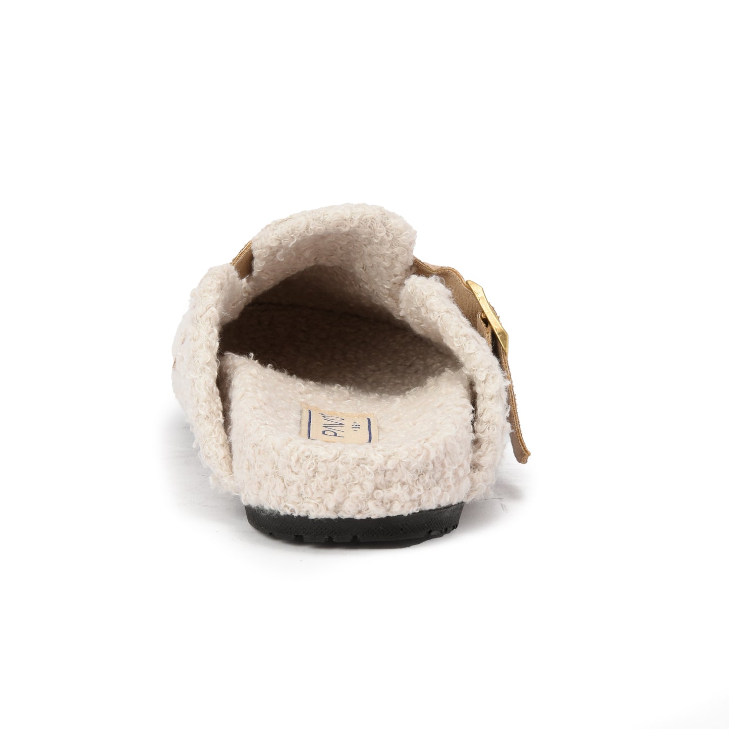 Beige Snuggle mule