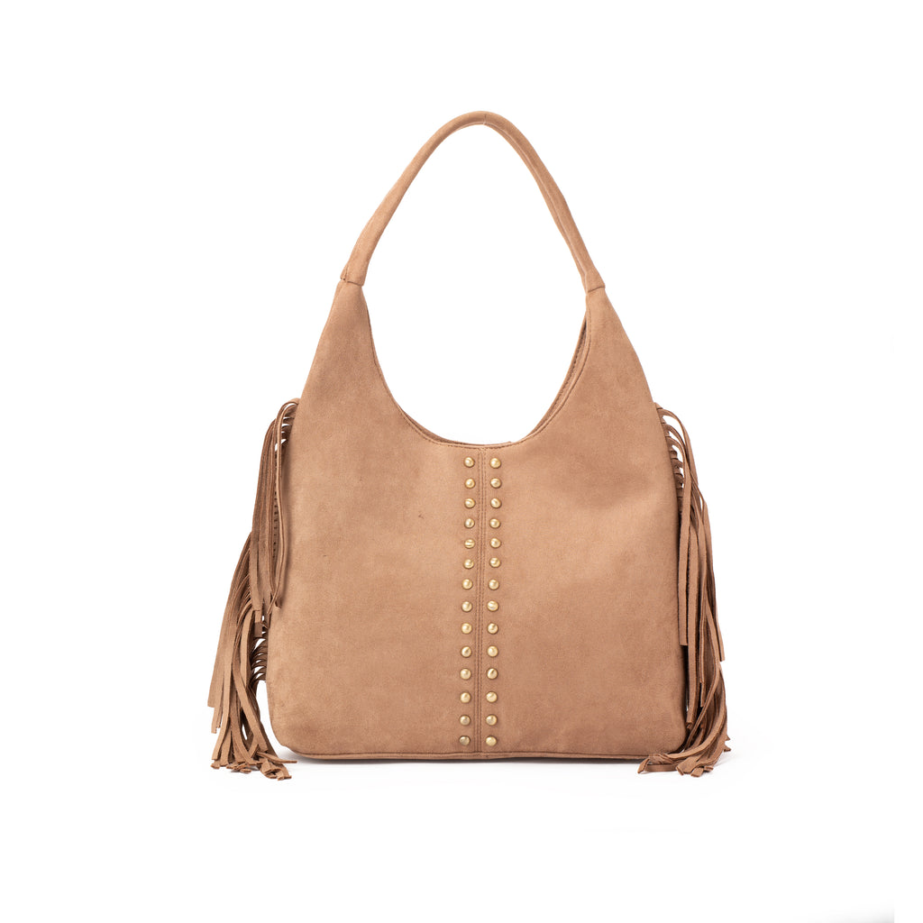 Coffee Fringe Handbag