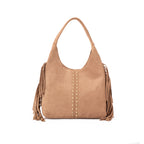 Coffee Fringe Handbag