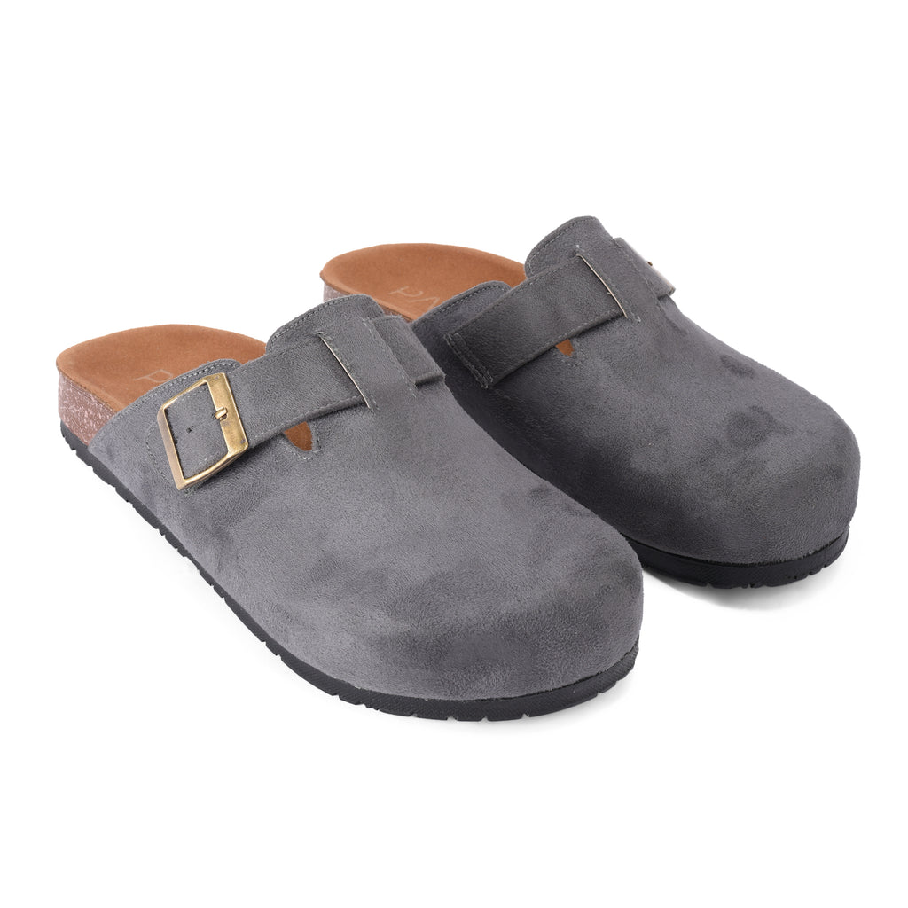 Grey suede Mule - PAVO Egypt